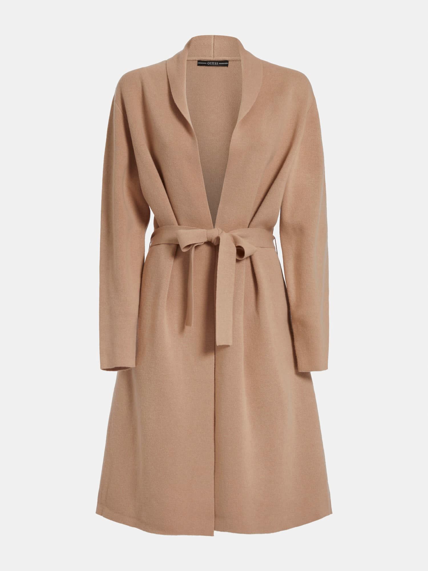 Camel new arrivals belted cardigan