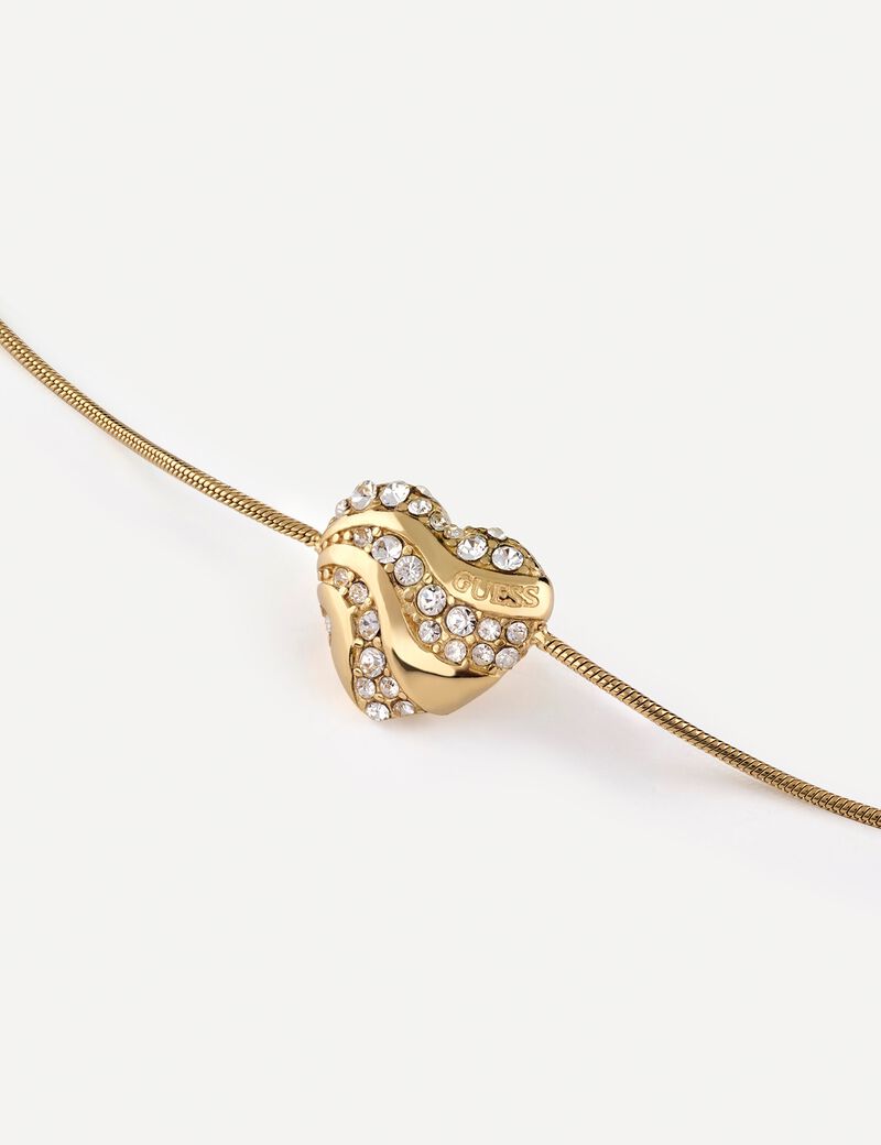 Heart Waves Snake Chain Br