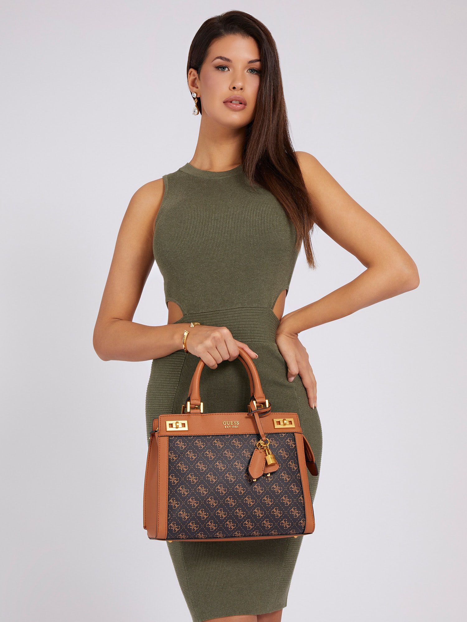 Shop GUESS Online Katey Luxury Satchel