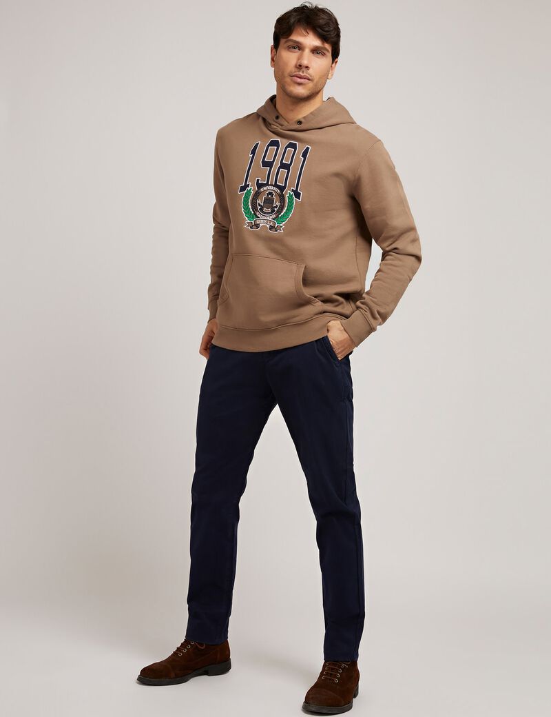 Front Print Hoodie Sweatshirt