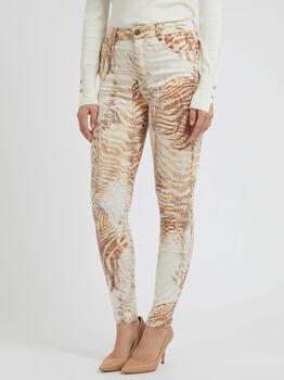 All Over Print Skinny Fit Denim Pant