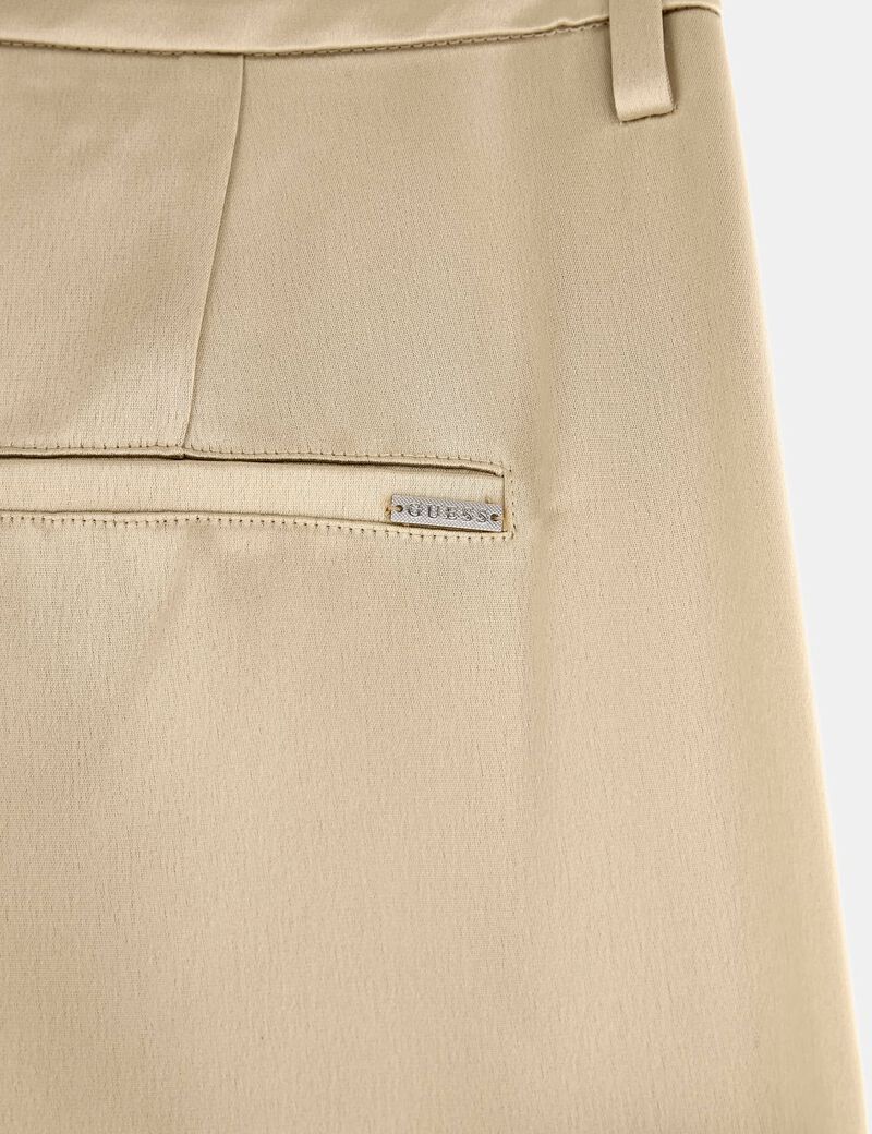 Satin cargo pant