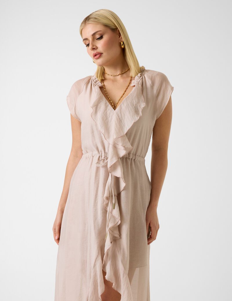 Ruffled Long Dress