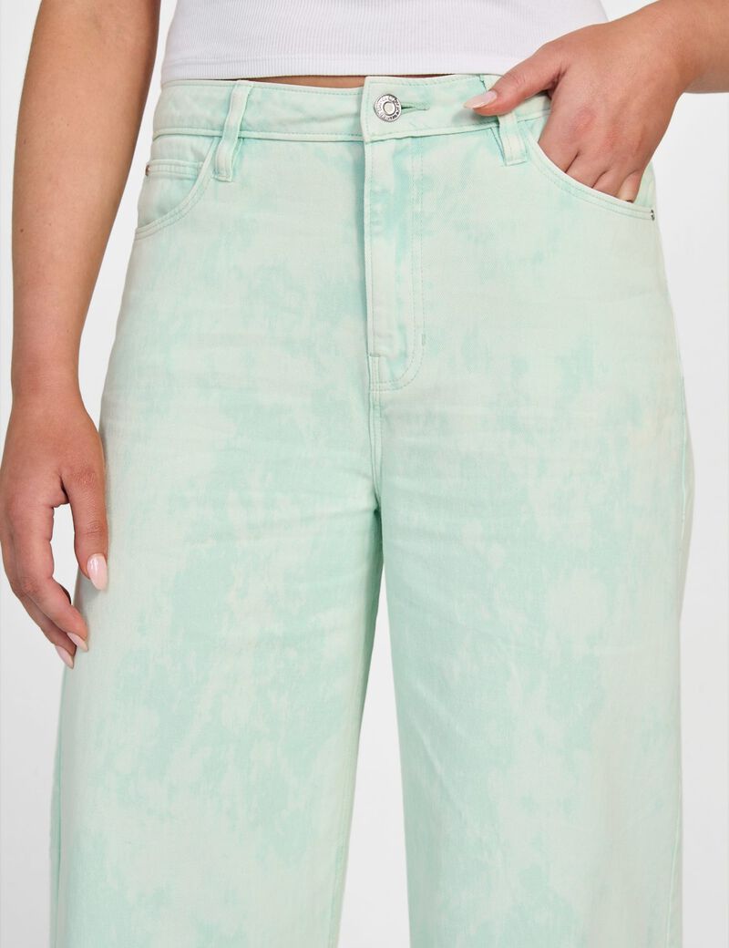 Bellflower wide-leg twill pants