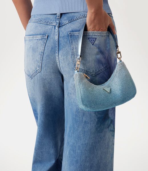 Zalina Rhinestone Mini Shoulder Bag