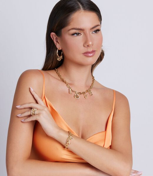 18'' Love & Flowers necklace