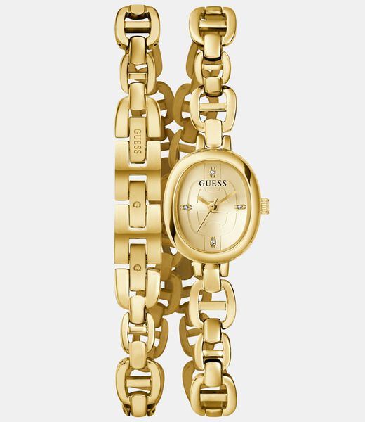 Ladies Gold Tone Analog Watch