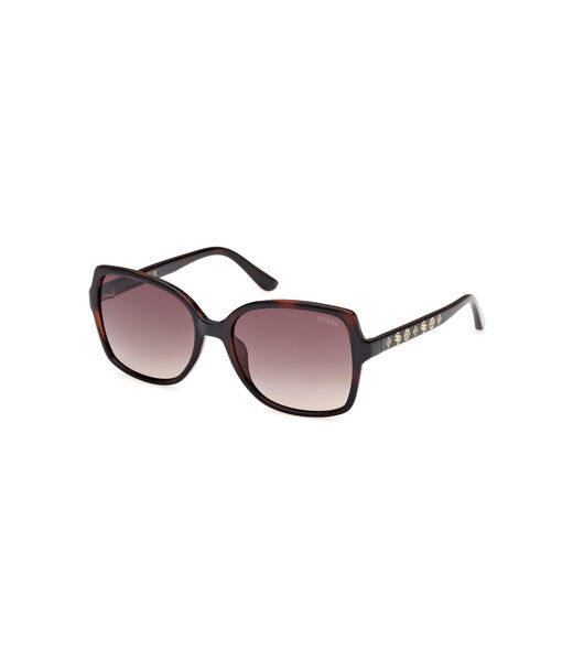 Injected Sun Glasses F Dark Havana Gradient Brown