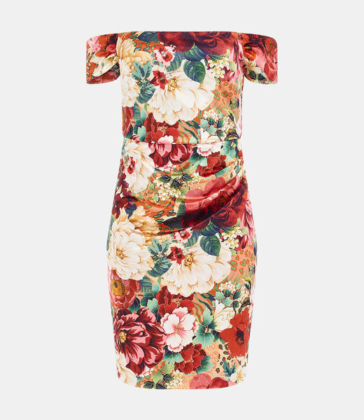 Floral print mini dress