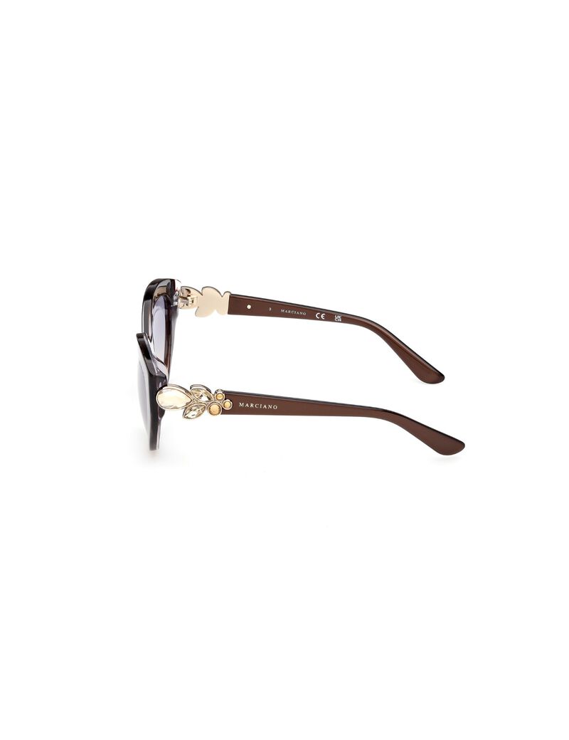 Cat-eye plastic sunglasses