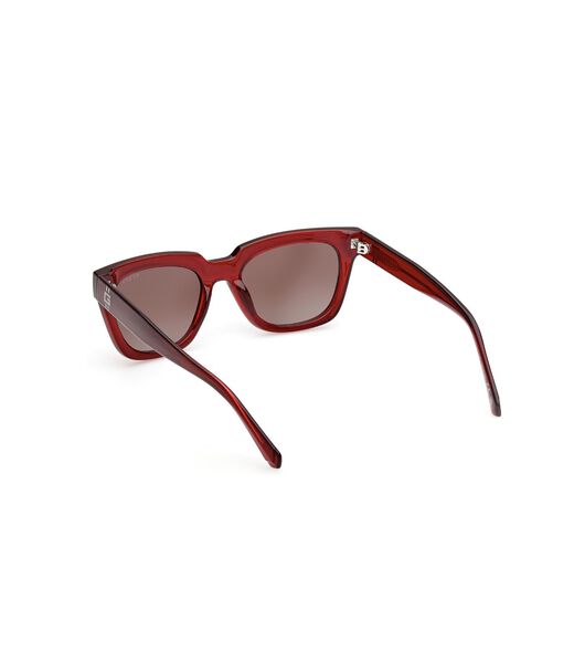 Square red gradient sunglasses