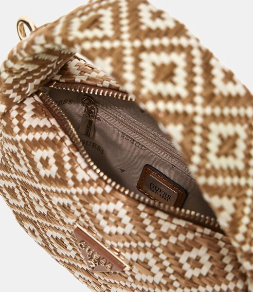 Rianee raffia mini handbag