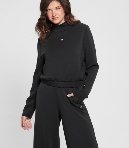 High neck sweatshirt