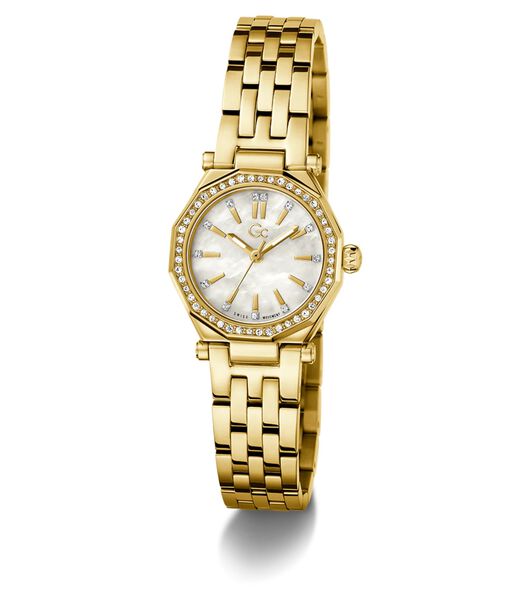 Gc Gleam metal gold tone watch