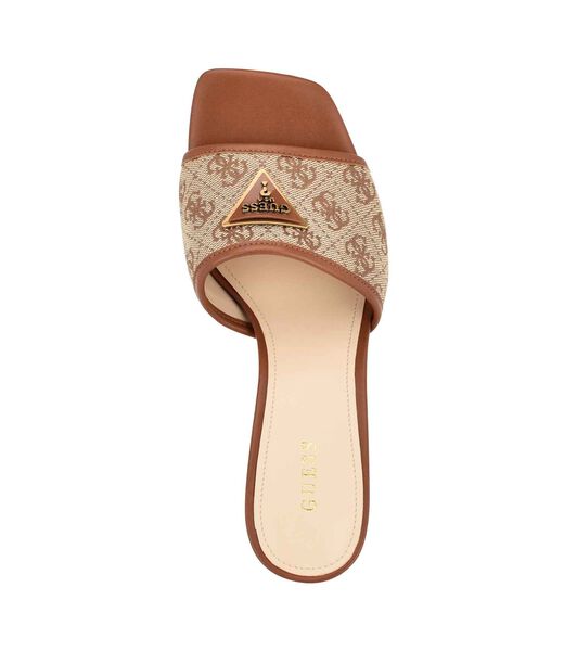 Logo Heel Sandals