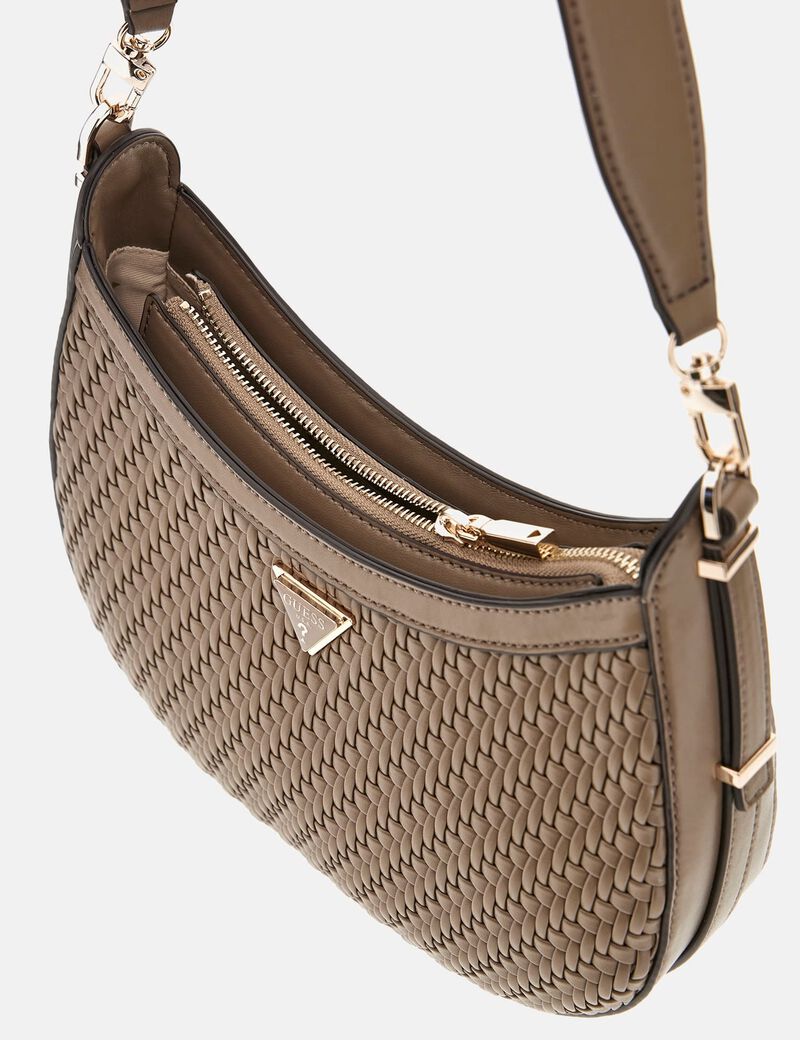 Murielle woven shoulder bag