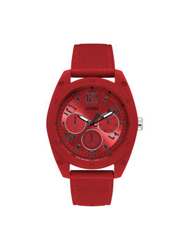 Red Multifunctional Watch