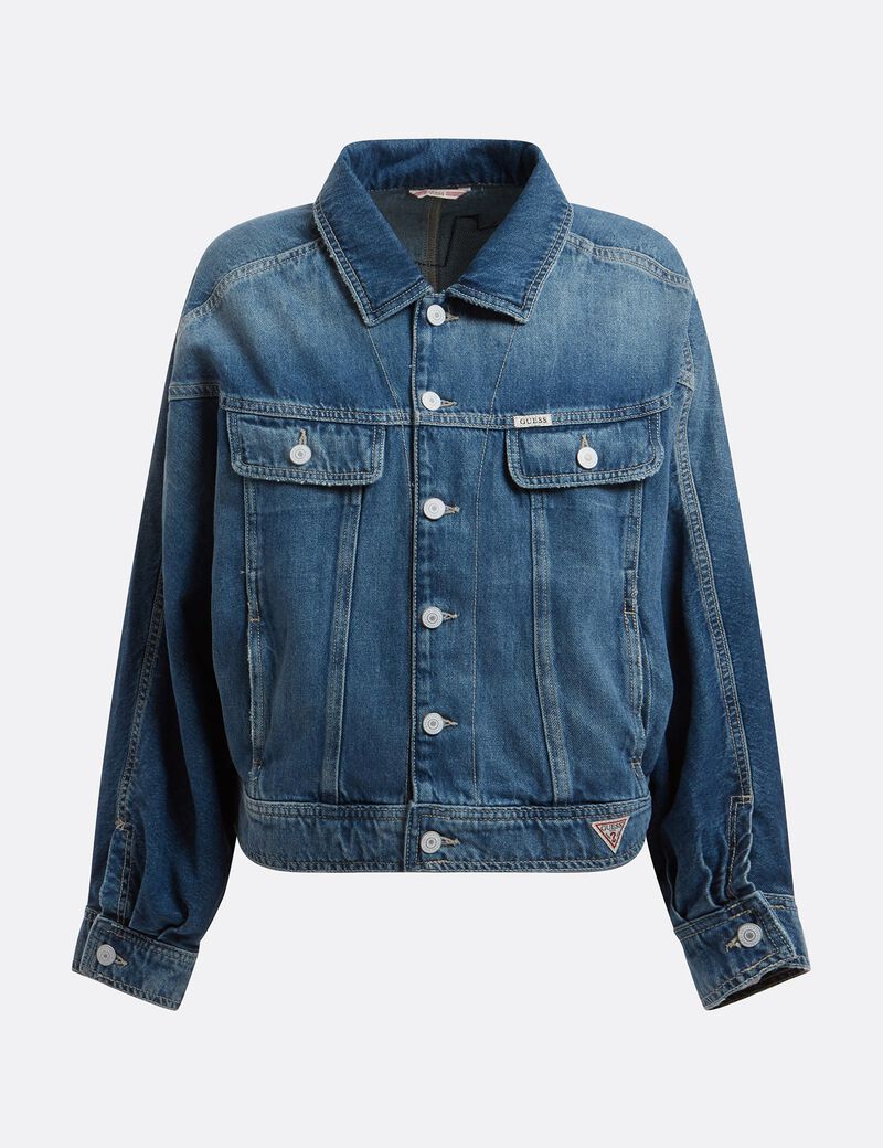 Back Embroidery Denim Jacket