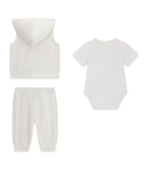 SET HOODED VEST+SS BODY+PANTS