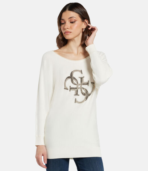 Emerie 4G logo bat sleeve sweater