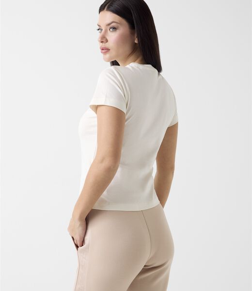 Embroidered logo T-shirt