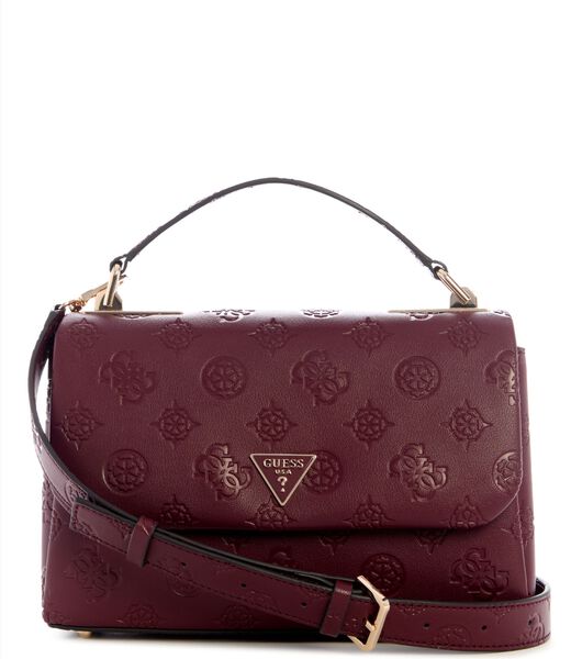Tisha 4G peony logo handbag