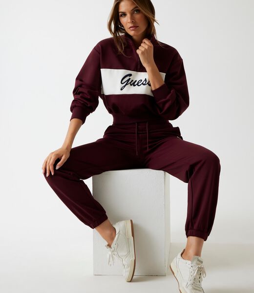 Logo half-zip sweatshirt