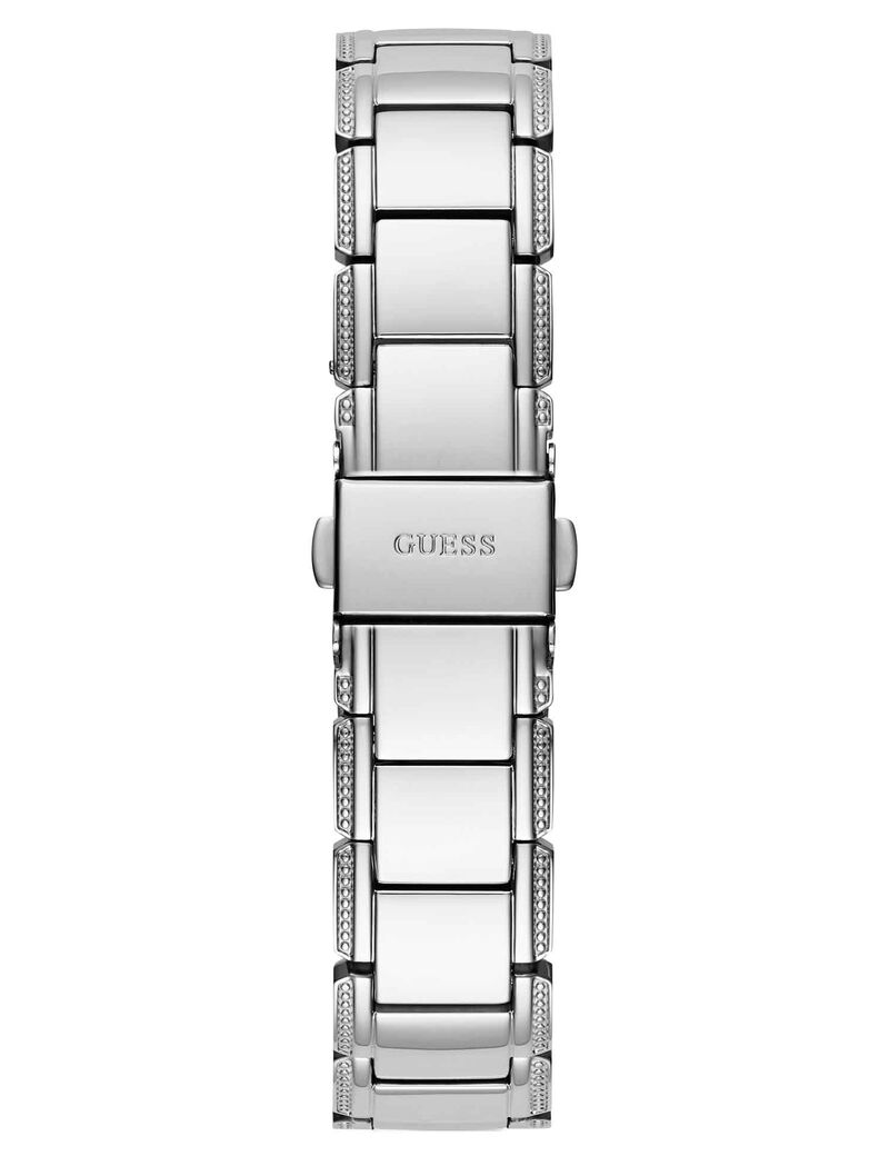 Silver-Tone Cut-Through Watch