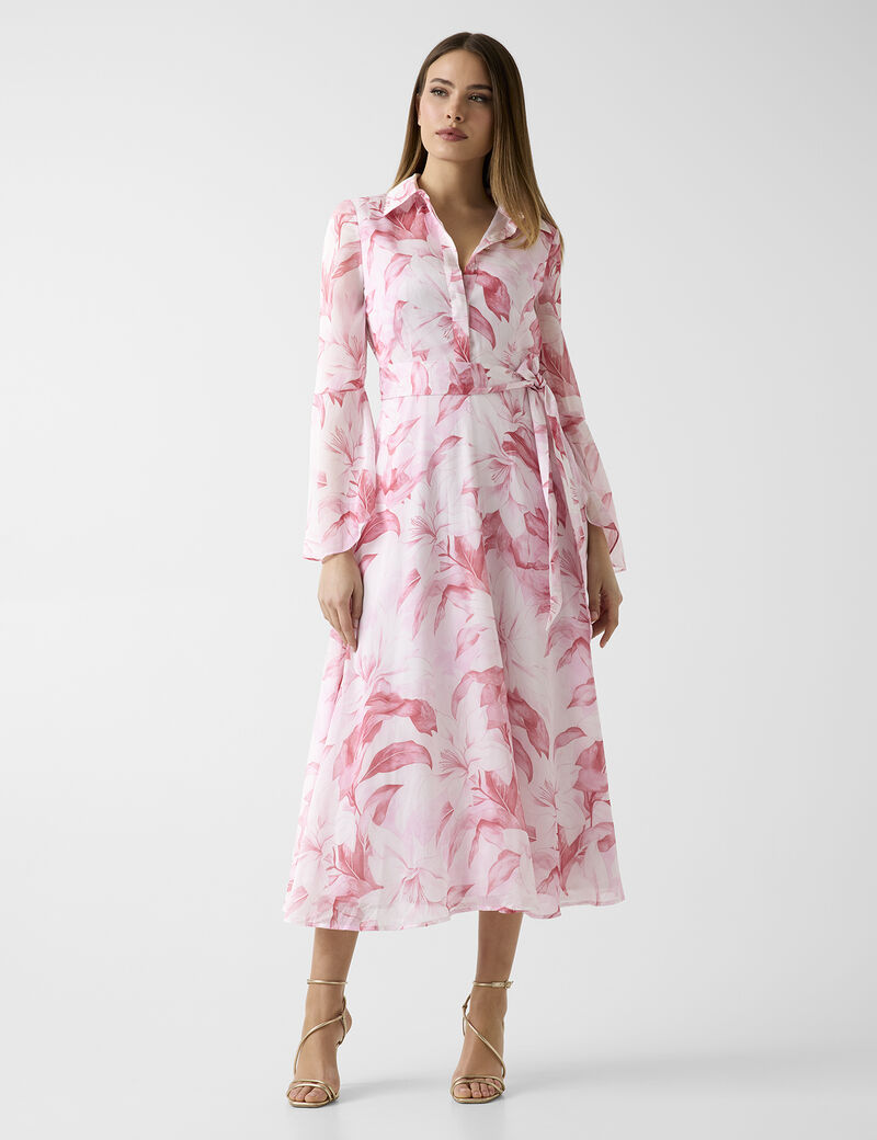 Laila Belted Long Dress