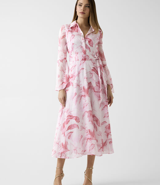 Laila Belted Long Dress