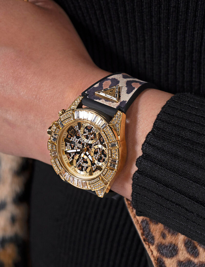 Crystal multi-function watch