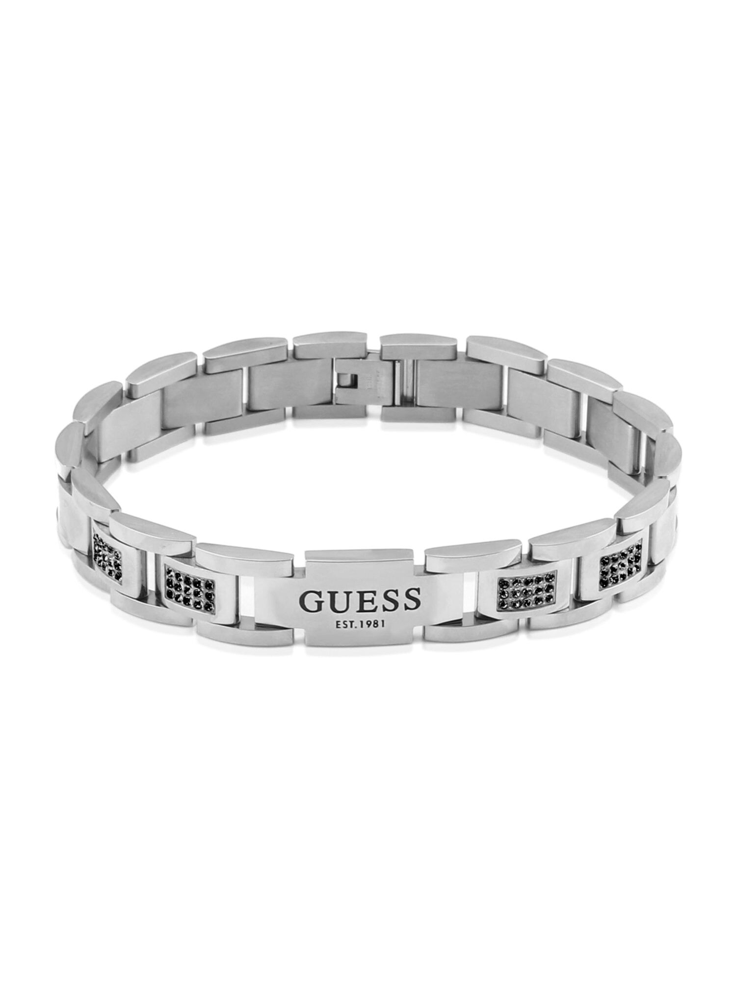 Shop GUESS Frontiers Bracelet, Silver | GUESS KSA