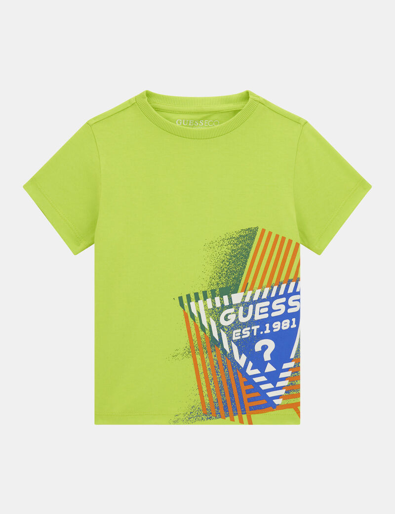 Front logo print t-shirt