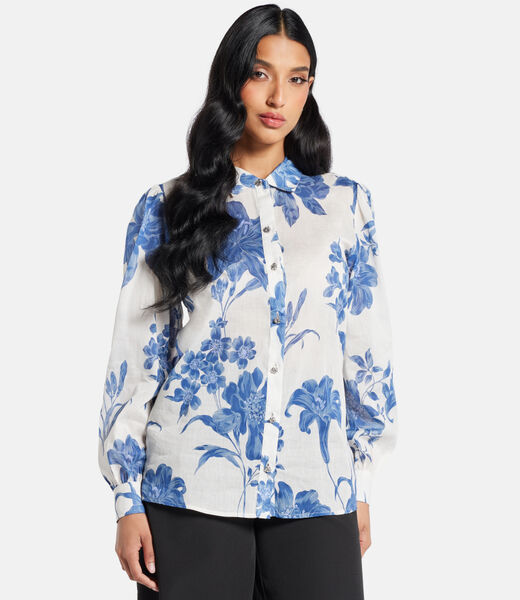 Clara button up top