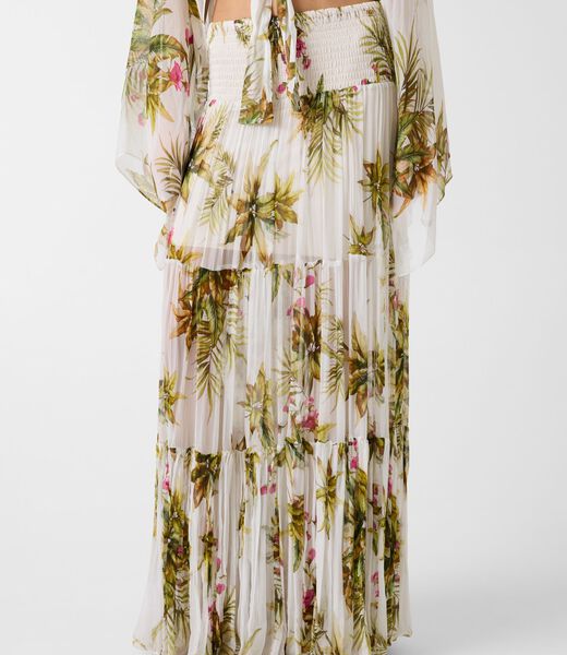 Marciano floral print maxi skirt