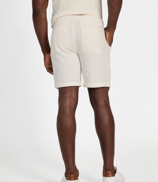 Checked texture shorts