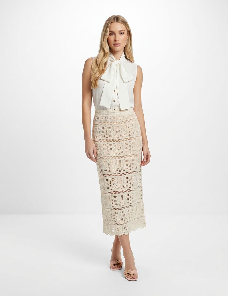 Octavia long sweater skirt