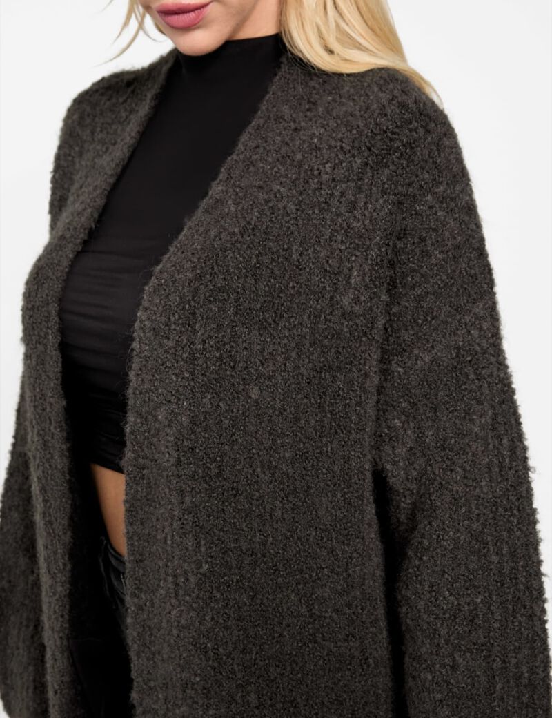 Beniko boucle midi cardigan