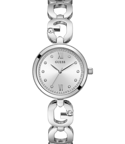 Ladies Silver Tone Analog Watch