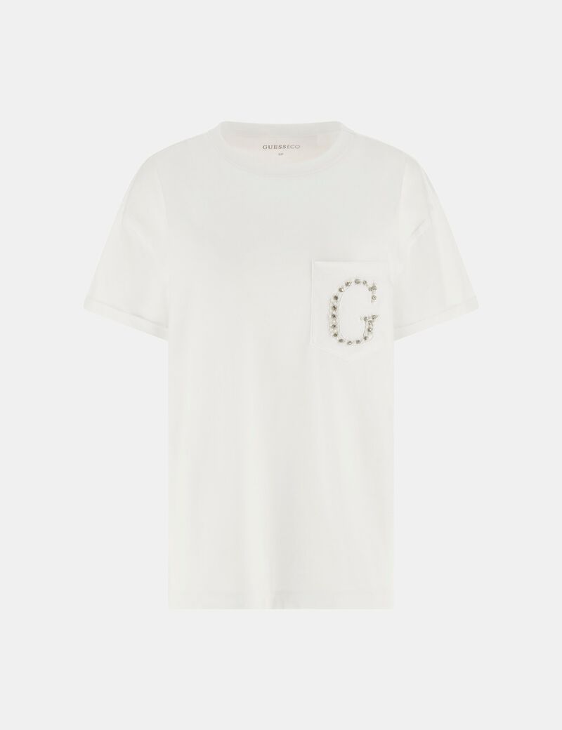 guess mid organic coloured jersey