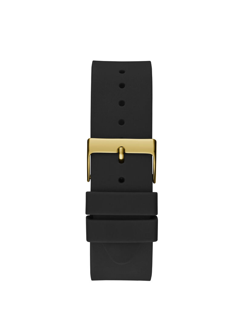 Gold And Black Analog Watch