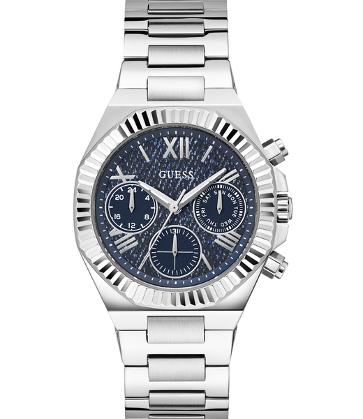 Ladies Silver Tone Multi-function Watch