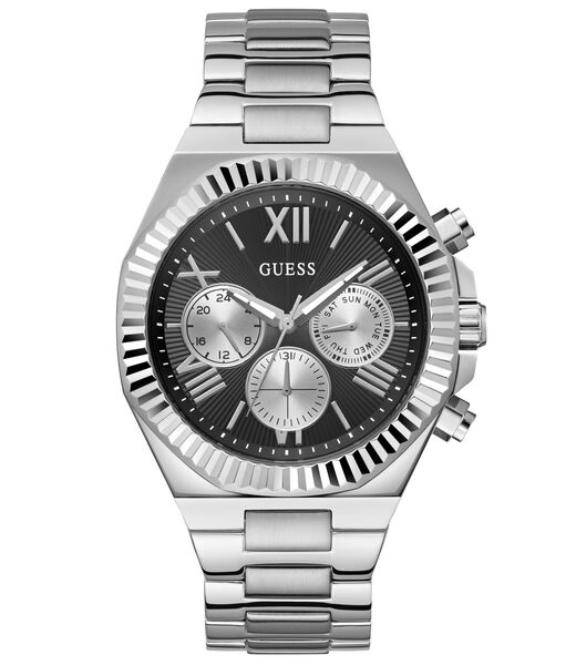 Stainless steel multi-function watch