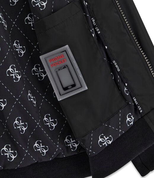 Full zip bomber jacket