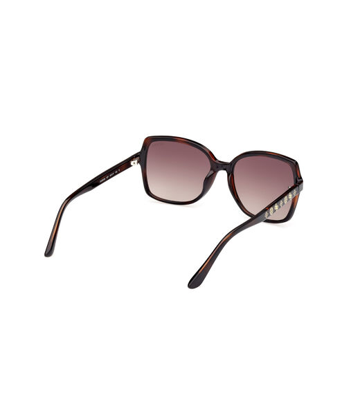 Injected Sun Glasses F Dark Havana Gradient Brown