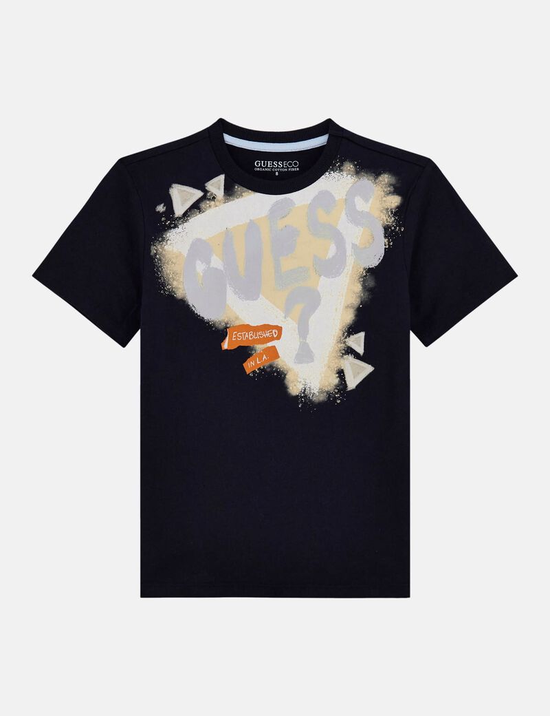 تي شيرت بطبعة شعار الماركة