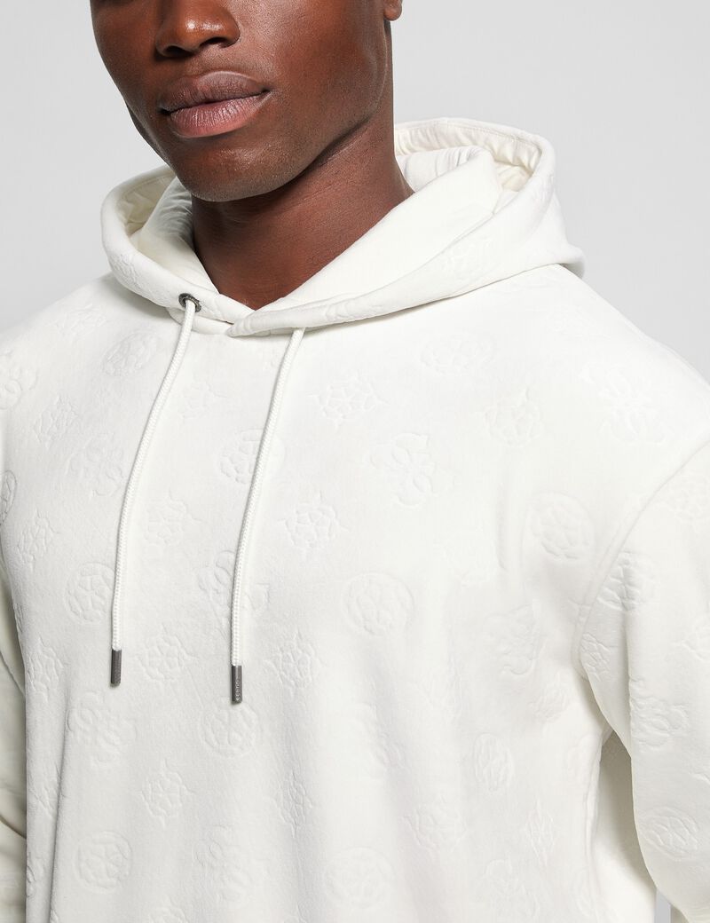 سويت شيرت منقوش بزهرة الفاوانيا