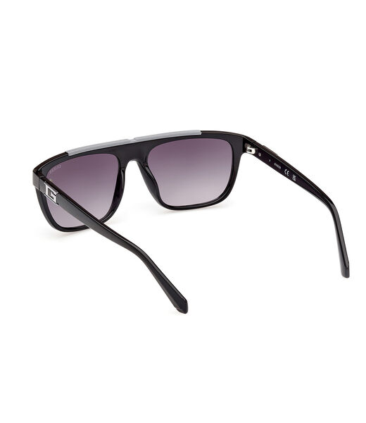 Rectangular Full Rim Sunglasses