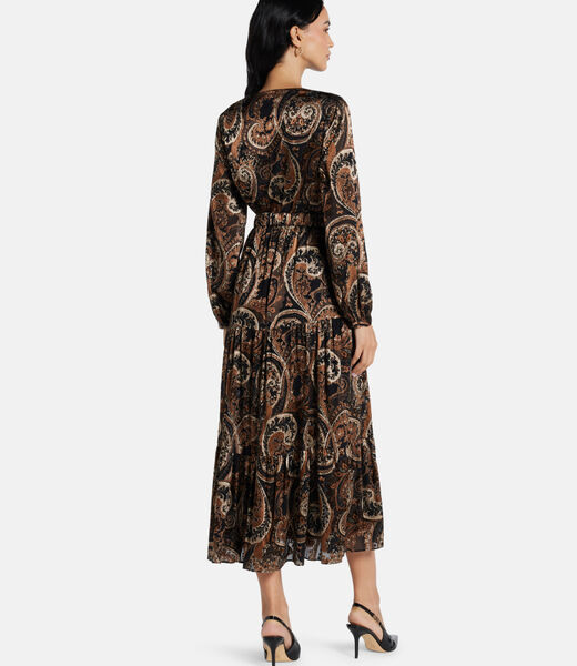 CLARISSE BELTED LONG DRESS