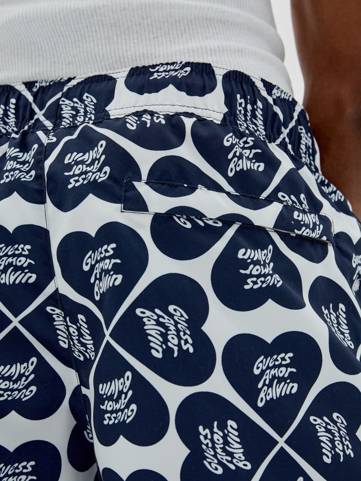 Shop GUESS Online J Balvin All Over Print Shorts